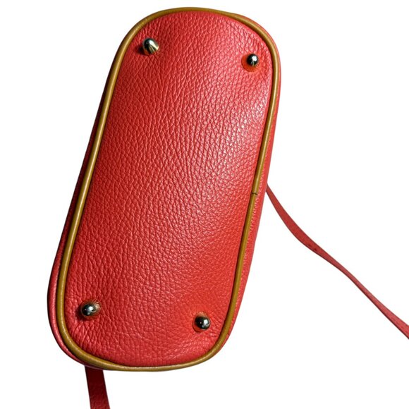 Divina Firenze Red Leather Crossbody Bag - Picture 4 of 13